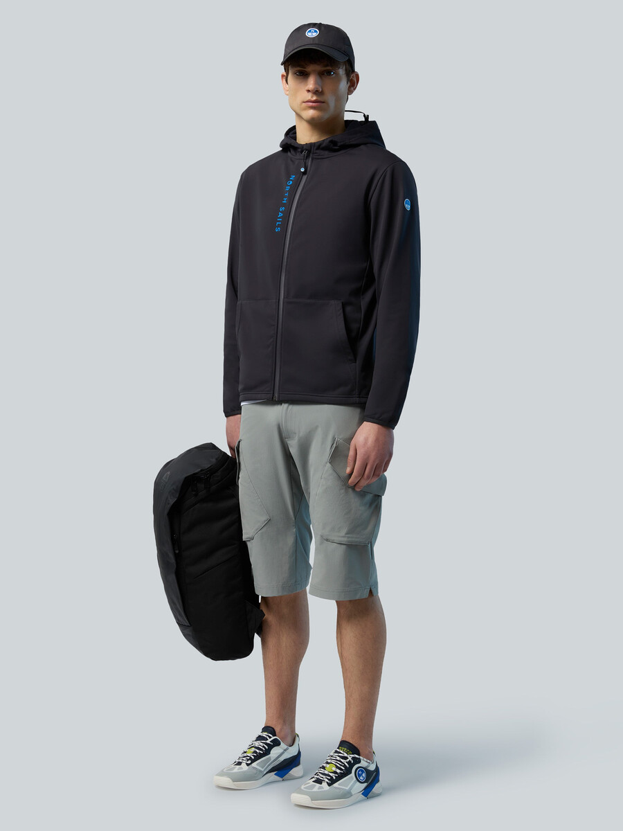 softshell majica s patentnim zatvaračem